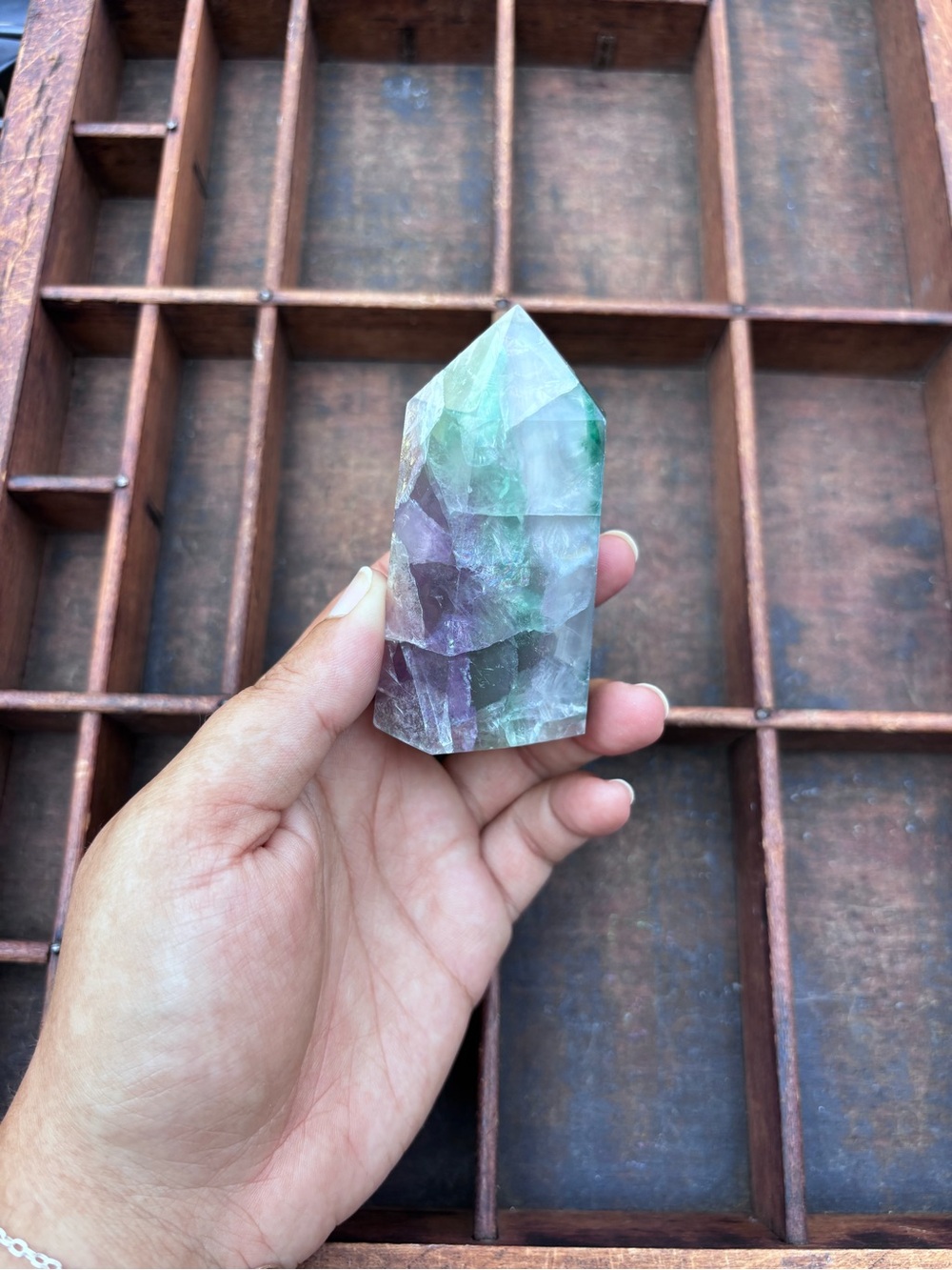 Rainbow Fluorite Tower